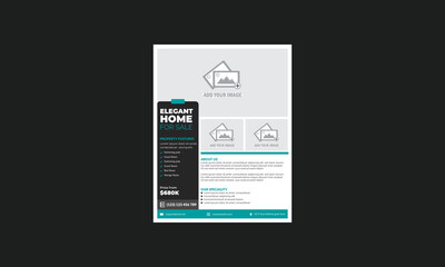 Real Estate Flyer Template Fully Editable Design Very unique 