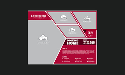 Real Estate Flyer Template Fully Editable Design Very unique 