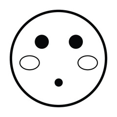 sad, happy, moody, surprised, angry, smile emoticon smiley icon vector
