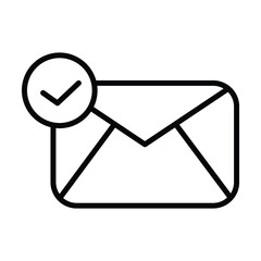 envelope mail message icon vector