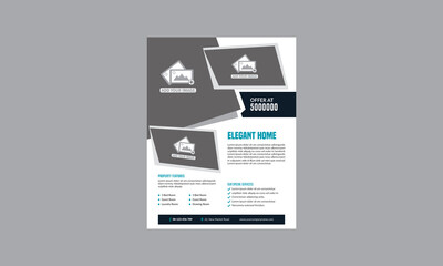 Real Estate Flyer Template Fully Editable Design Very unique 