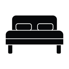 bedroom icon vector