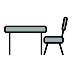 dining table icon vector
