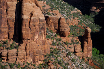 Red rocks on a sunny day in the western united states