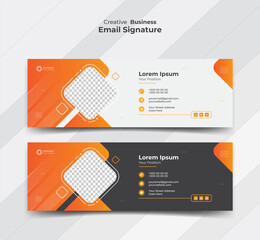 Email signature templates design for business promotion 