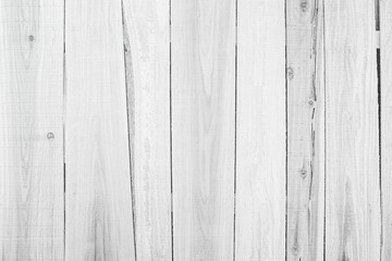 Naklejka premium Natural white wood texture background. Old grunge dark textured wooden background , The surface of the grey reclaimed wood wall paneling, top view teak wood paneling