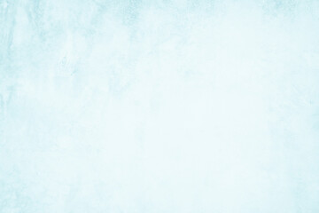 Pastel Blue and White concrete stone texture for background in summer wallpaper. Cement and sand wall of tone vintage. Concrete abstract wall of light cyan color, cement texture mint green for design.