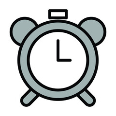 alarm clock icon vector