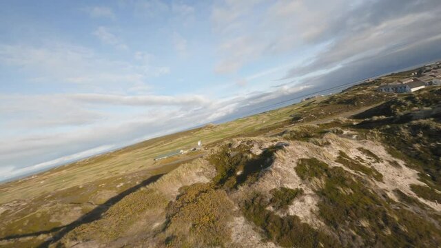 The hills on the Island of Sylt, Germany