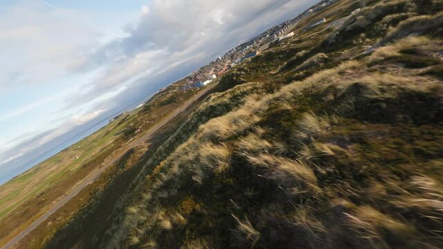 The hills on the Island of Sylt, Germany