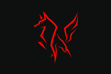 Simple Sharpen Design of Fox (Wolf)