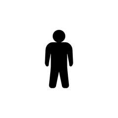 restroom symbol, toilet icon, design trendy