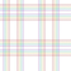 Rainbow Plaid textured Seamless Pattern Collection