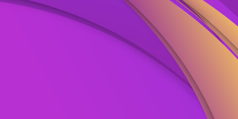 
Dark purple orange and yellow speed stripes abstract banner design. Geometric tech vector background 