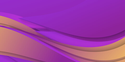 
Dark purple orange and yellow speed stripes abstract banner design. Geometric tech vector background 