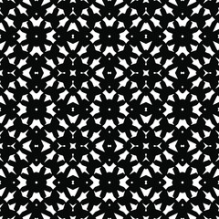 Black and white texture. Abstract seamless geometric pattern.
