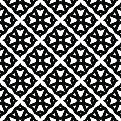 Black and white texture. Abstract seamless geometric pattern.
