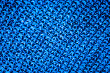 Fototapeta na wymiar blue cotton fabric with an interesting pattern
