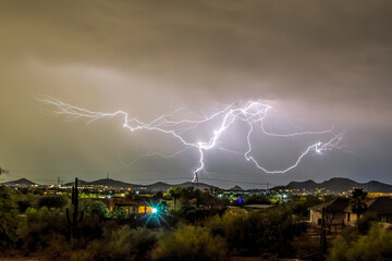Fototapeta na wymiar Arizona Monsoon 2020