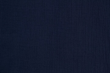 Fabric cotton fold, top view. blue textile crash effect (only on adobe stock)	