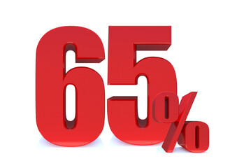 65 Percent off 3d Sign on White Background, Special Offer 65% Discount Tag, Sale Up to 65 Percent Off,big offer, Sale, Special Offer Label, Sticker, Tag, Banner, Advertising, offer Icon