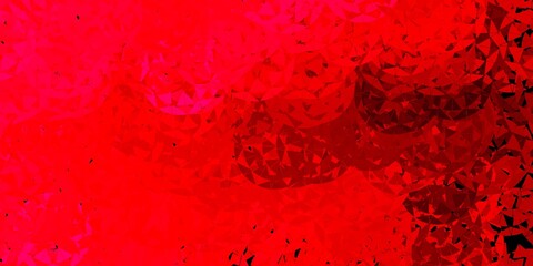 Light pink vector layout with triangle forms.