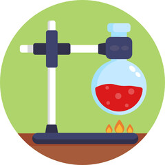 Education, school, science and knowledge icon, illustration in flat style – stock vector