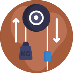 Education, school, science and knowledge icon, illustration in flat style – stock vector