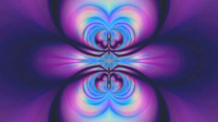 Abstract blue-purple symmetrical background.