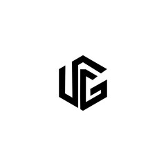 Letter UG logo design template