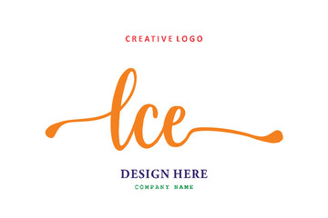 LCE lettering logo is simple, easy to understand and authoritative