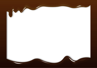 チョコレート　バレンタイン　フレーム　とける