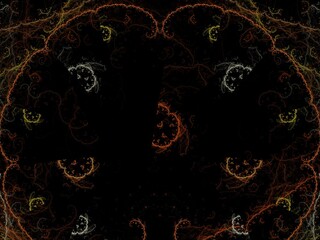 Imaginatory fractal background Image