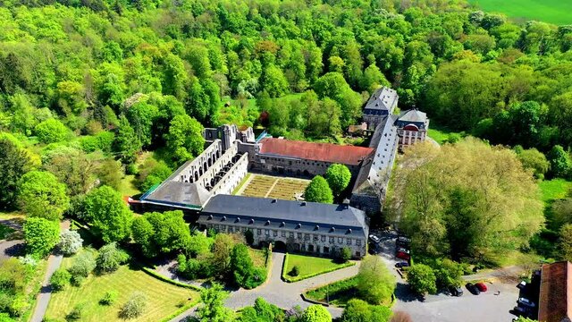 Arnsburg Abbey near Lich, Hesse, Germany