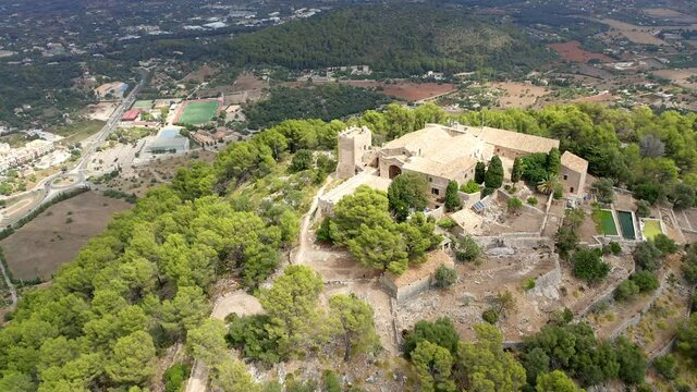 Santuari de la Mare de Deu del Puig, Pollenca, Mallorca, Spain