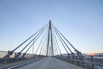 Fototapeta na wymiar Helgeland bridge,Helgeland,Nordland county,Norway,scandinavia,Europe