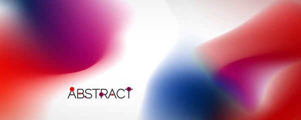 Fluid color gradient abstract background, trendy colorful wallpaper. Vector illustration for placards, brochures, posters, banners and covers