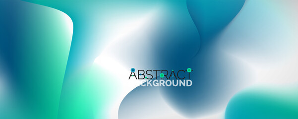 Fluid color gradient abstract background, trendy colorful wallpaper. Vector illustration for placards, brochures, posters, banners and covers