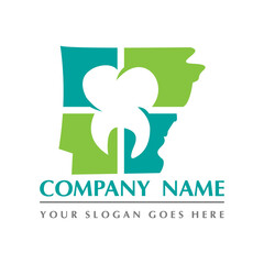 Dental Vector , illinois dental abstract logo