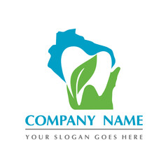 Fototapeta premium Dental Vector , south dakota dental abstract logo