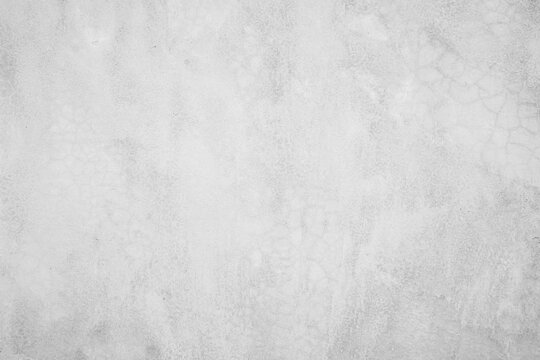 Close up retro plain white color cement wall panoramic background texture for show or advertise or promote product and content on display and web design element concept
