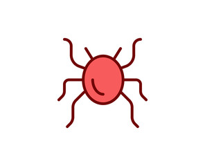 Virus premium line icon. Simple high quality pictogram. Modern outline style icons. Stroke vector illustration on a white background. 