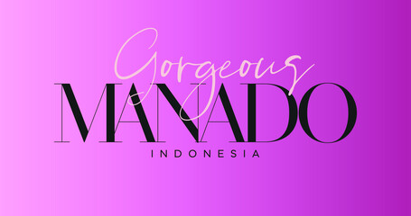 Manado Wallpaper Background of Indonesia