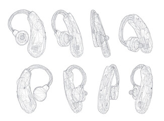 Vector hearing aid, hearing restoration, deaf care