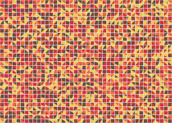 Abstract Geometric Pattern generative computational art illustration