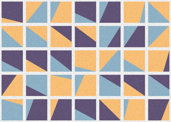 Fototapeta premium Abstract Geometric Pattern generative computational art illustration