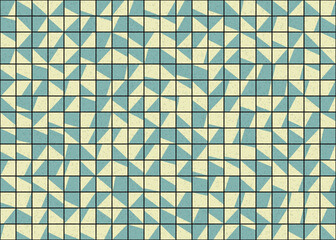 Fototapeta premium Abstract Geometric Pattern generative computational art illustration