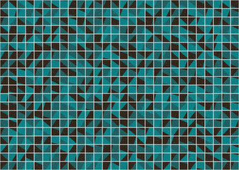 Fototapeta premium Abstract Geometric Pattern generative computational art illustration
