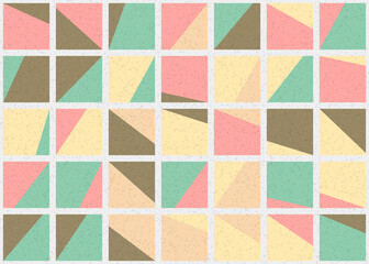 Abstract Geometric Pattern generative computational art illustration