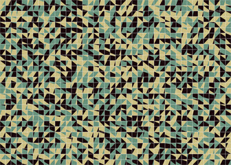 Abstract Geometric Pattern generative computational art illustration